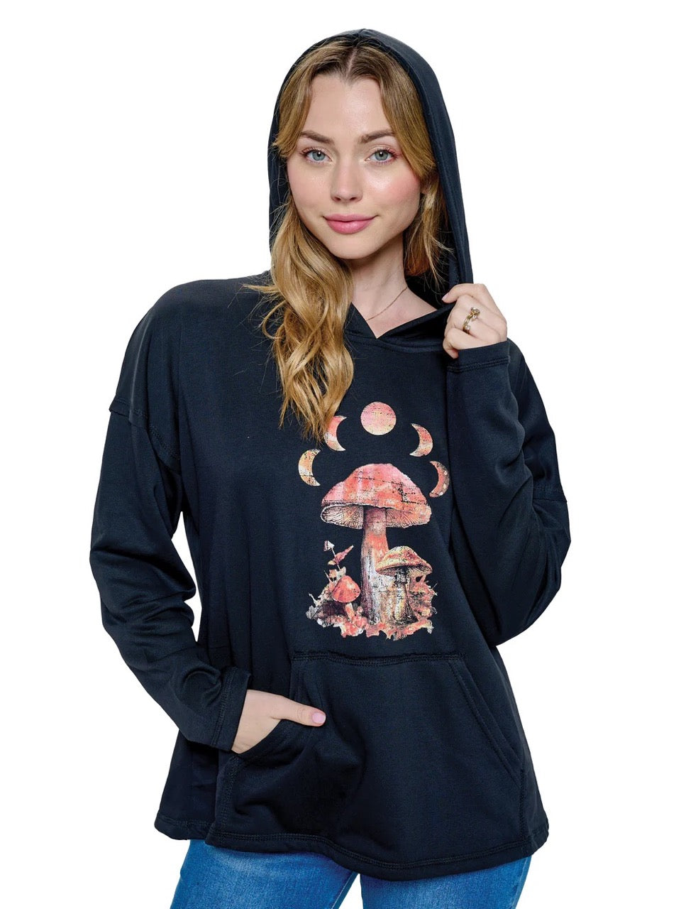 Cotton mushroom hoodie