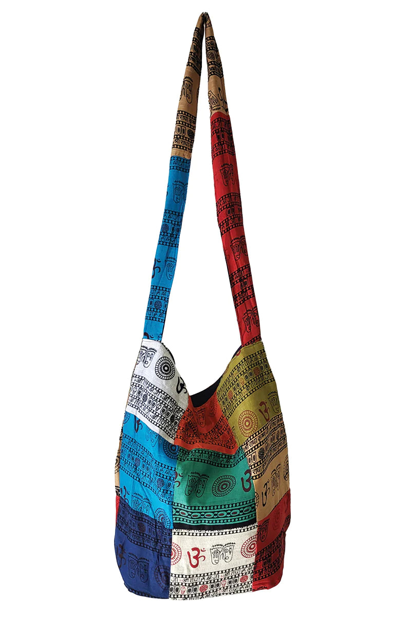 Cotton Patchworks hobo bag