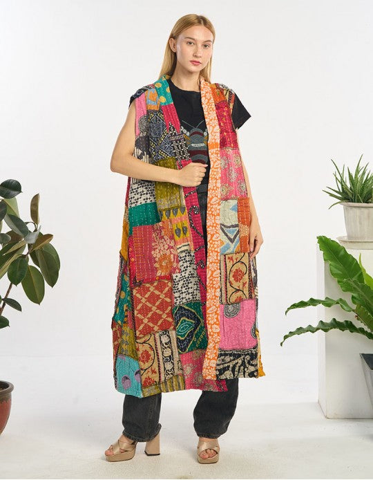Kantha duster