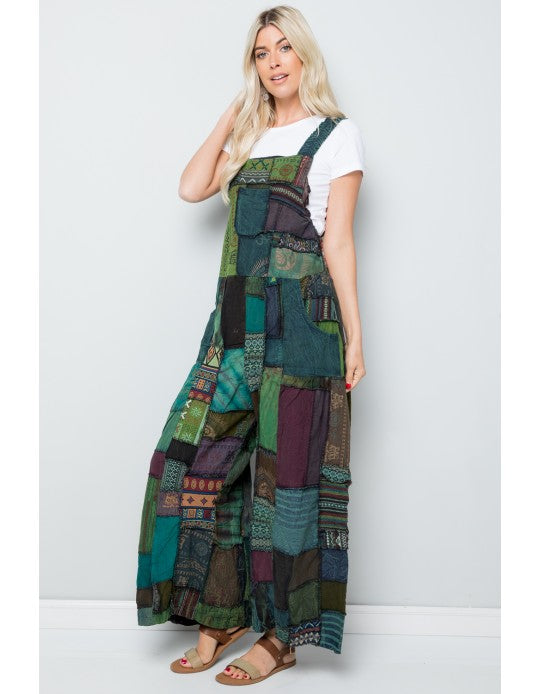 GroovyFlow patchworks palazzo overall