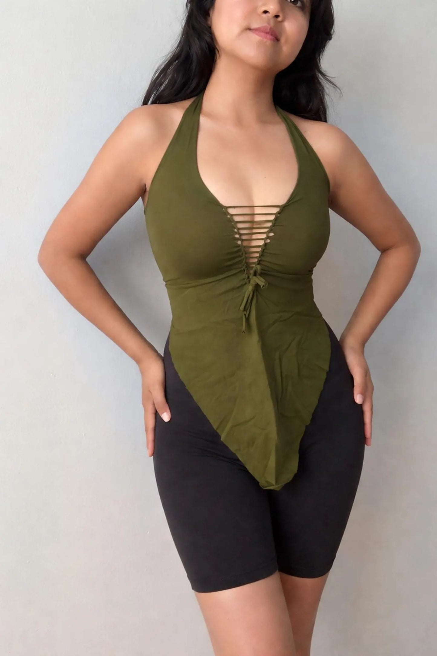 Spandex Braided top