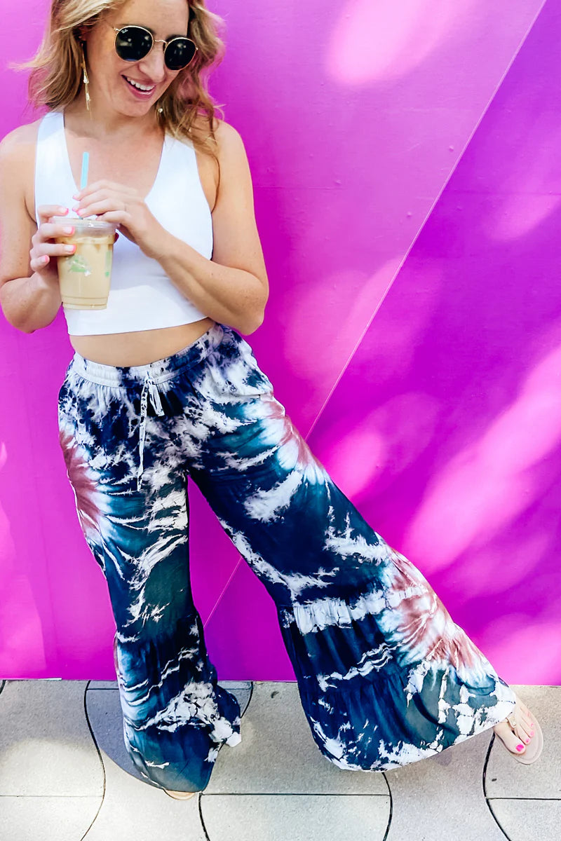 Tie dye Bell bottom pant