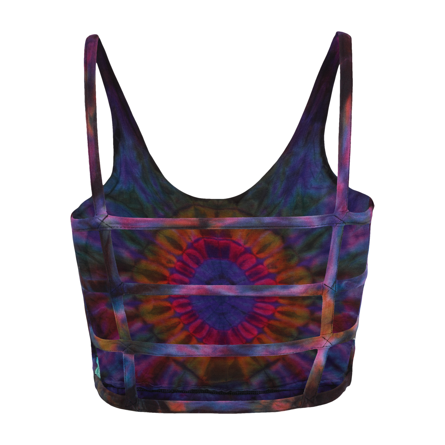 See the universe tie dye crop top