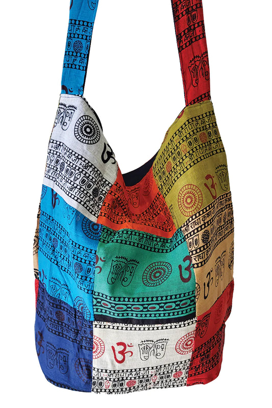 Cotton Patchworks hobo bag