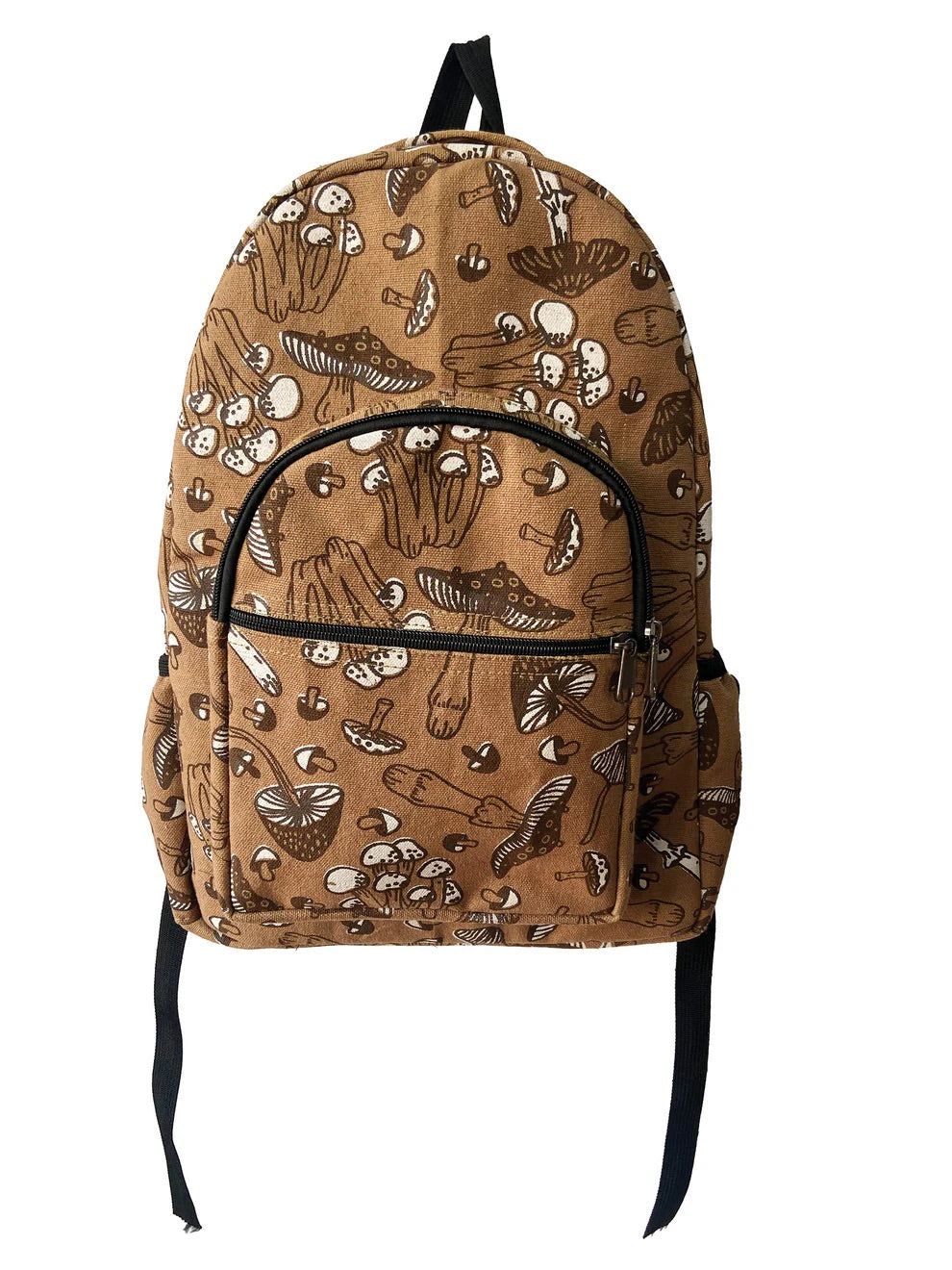 Cotton mushrooms print large 17" backpack