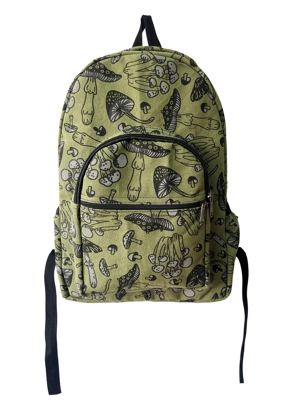 Cotton mushrooms print large 17" backpack