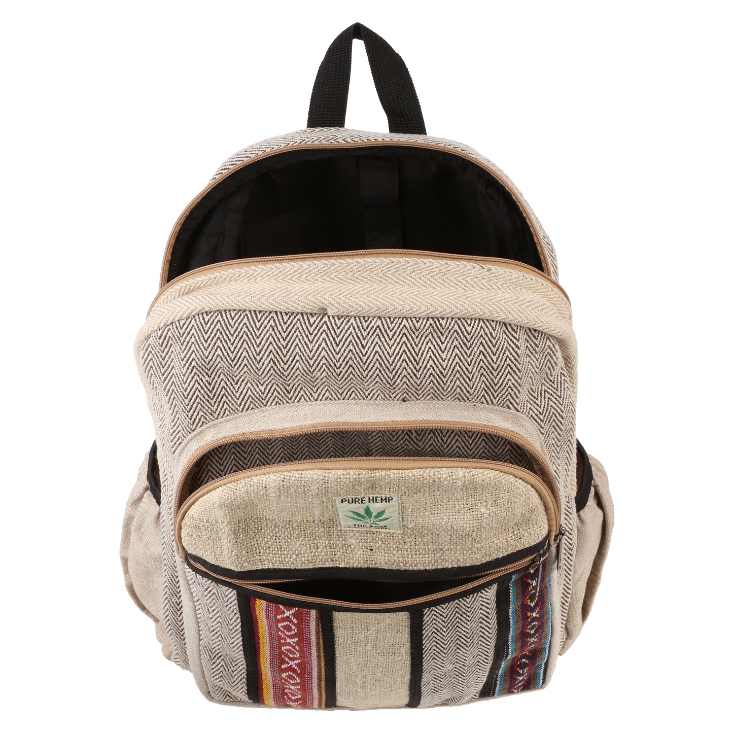 Large hemp backpack