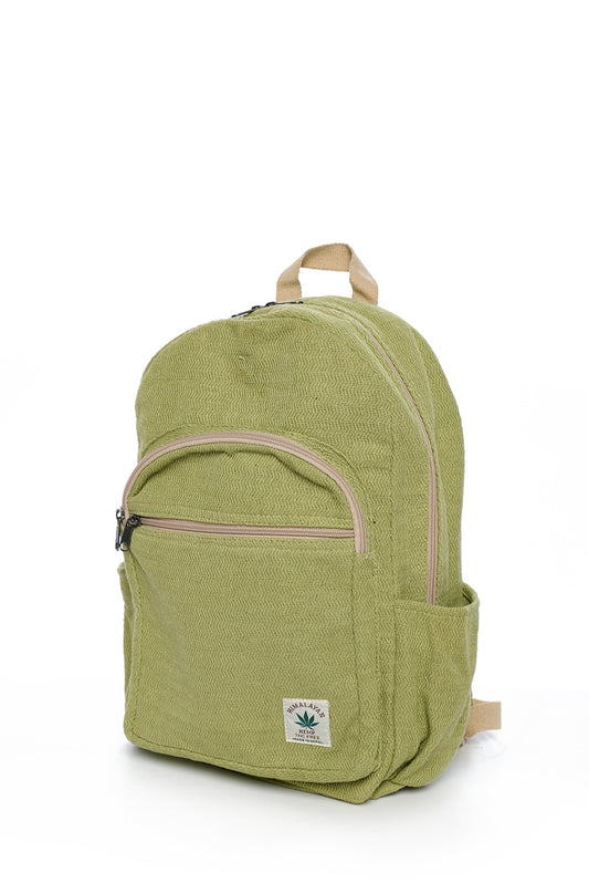 Large hemp and cotton backpack