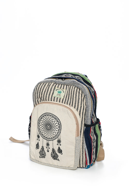 Small Dream Catcher Hemp backpack