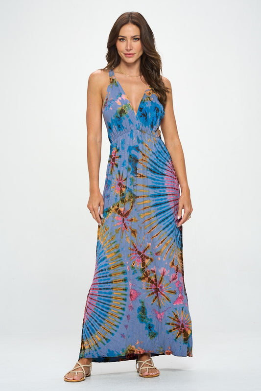 Tie dye Long Dress