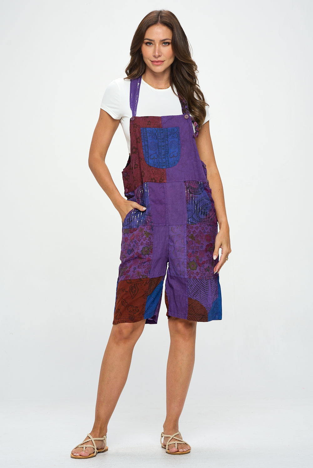 Patchworks Short overalls