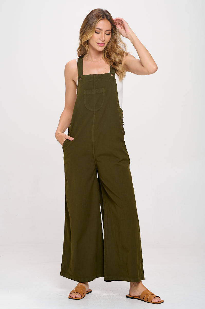 Wide leg jumpsuit