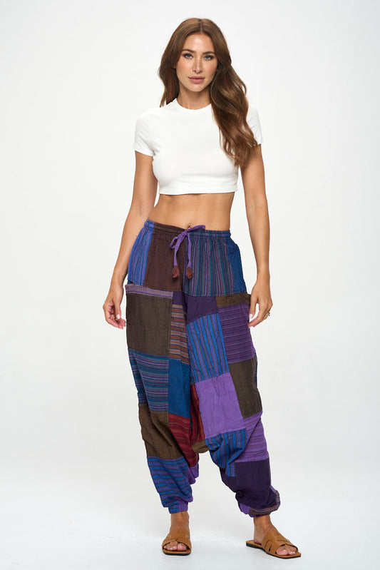 Purple Harem Hippie Pant