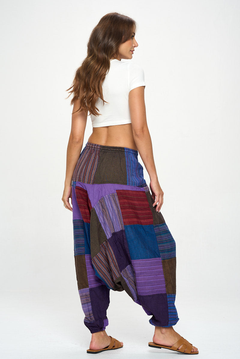 Purple Harem Hippie Pant