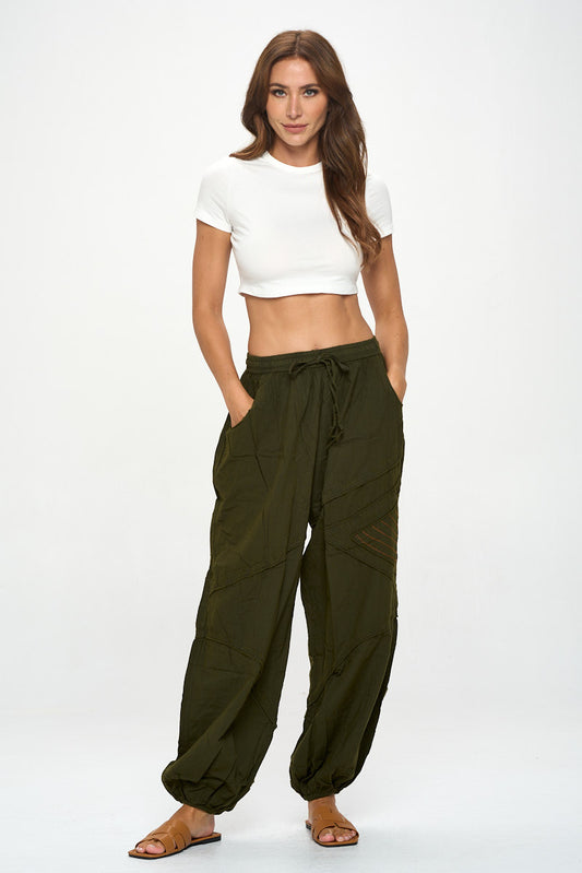 Green hippie pant