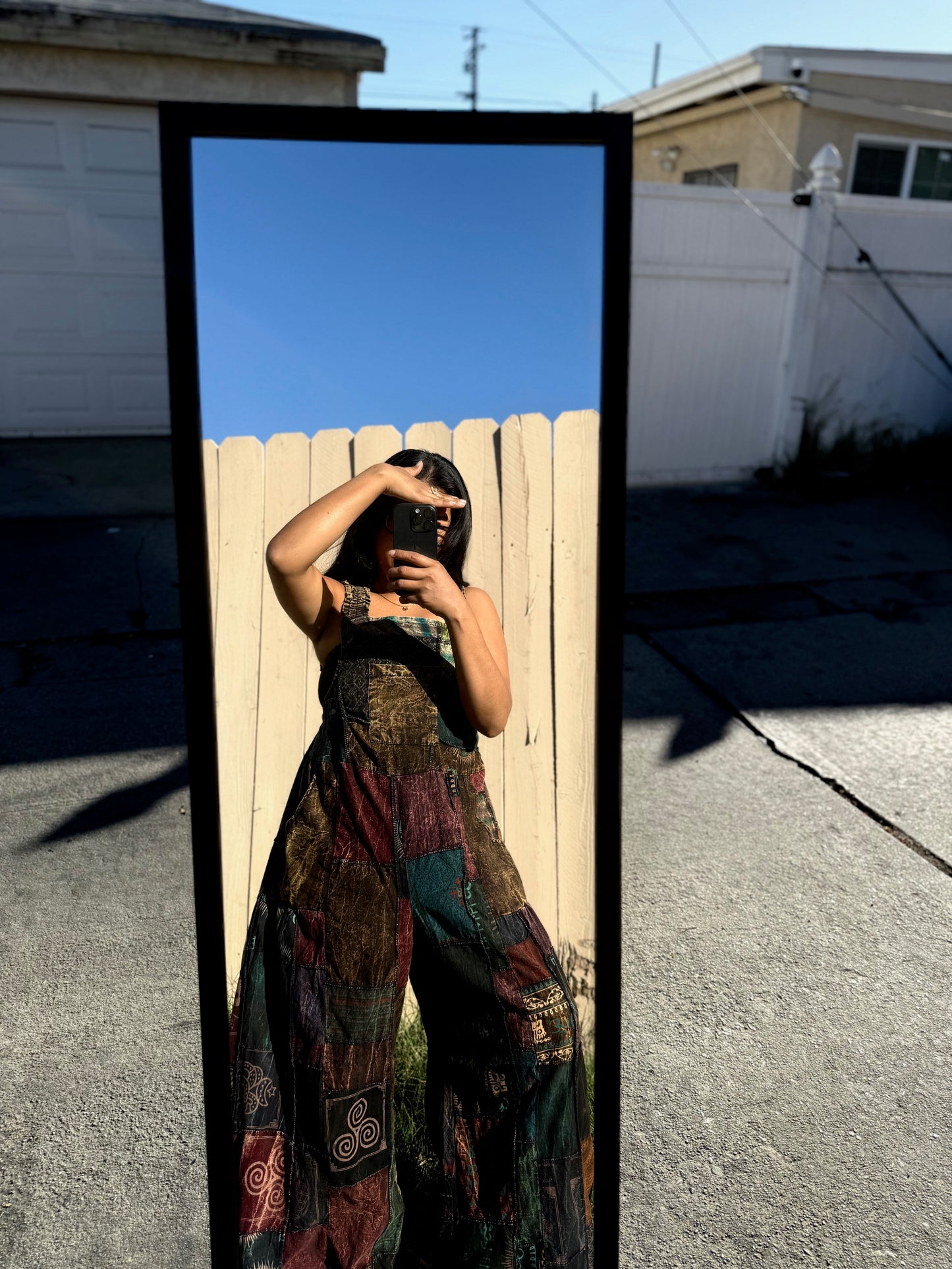 GroovyFlow patchworks palazzo overall