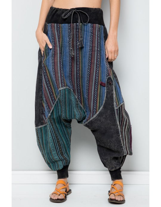 Cotton Stripe harem hippie pant