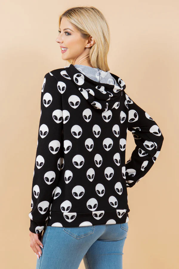 Skull print hoodies