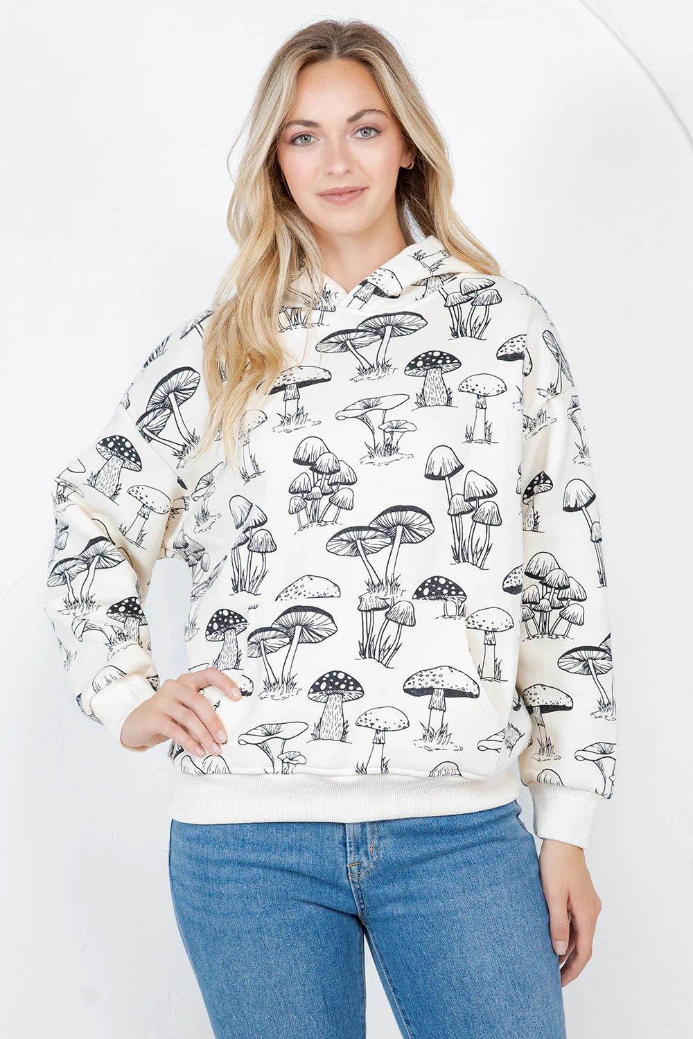 Mystic Mushroom Hoodie – Soft, Earthy Pullover for Woodland Adventures and Everyday ComforT