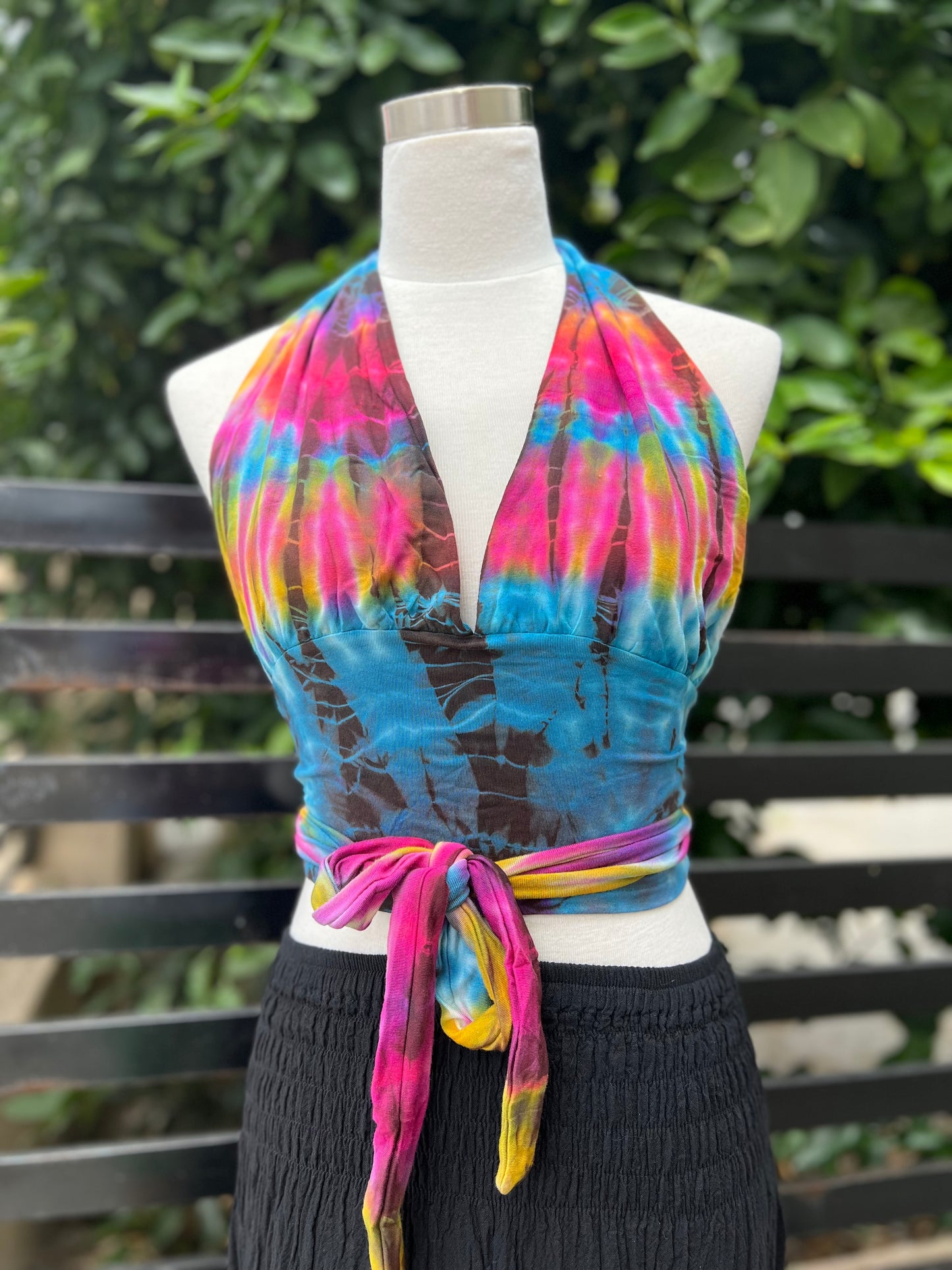 Tie dye halter top