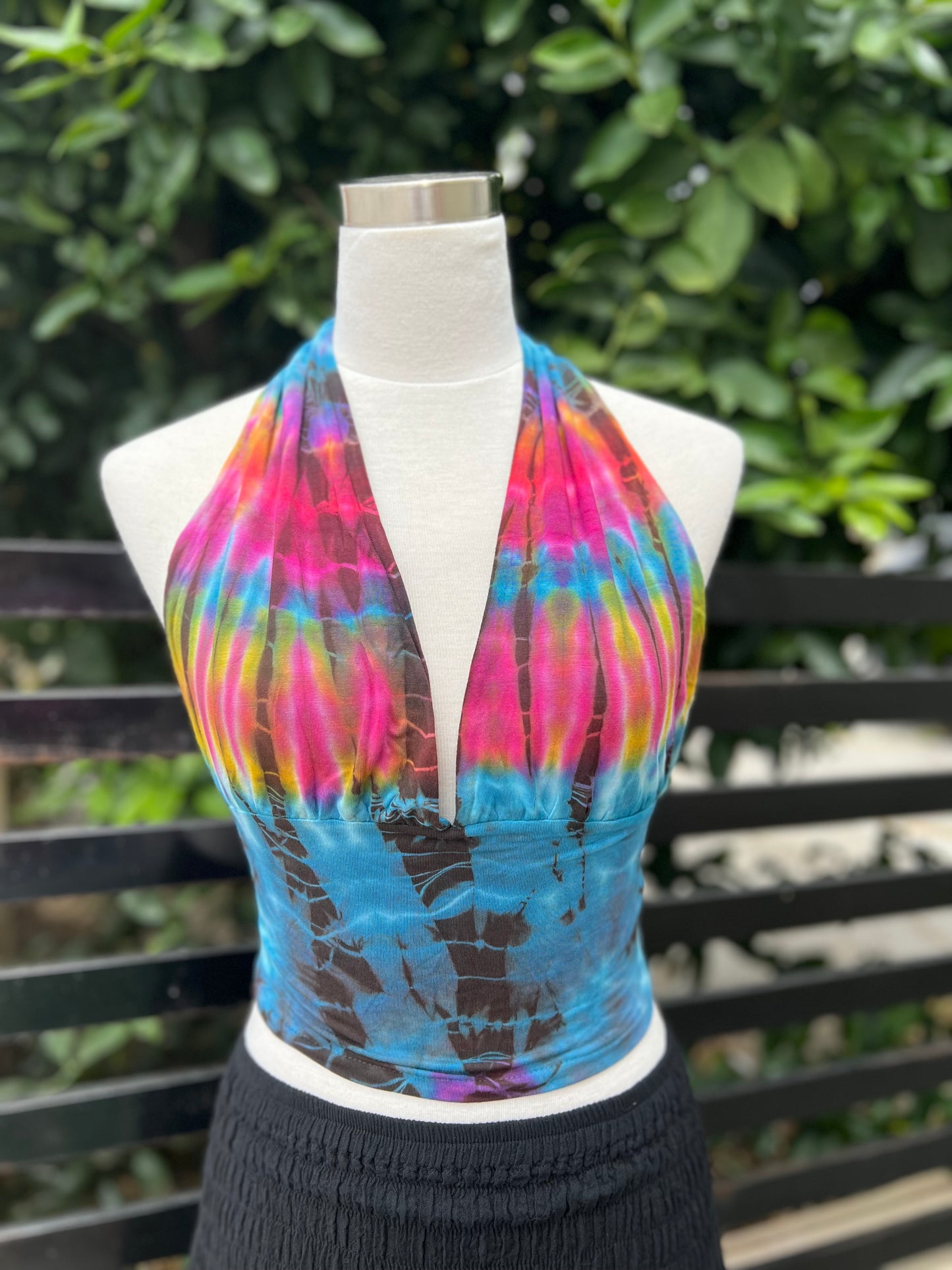 Tie dye halter top