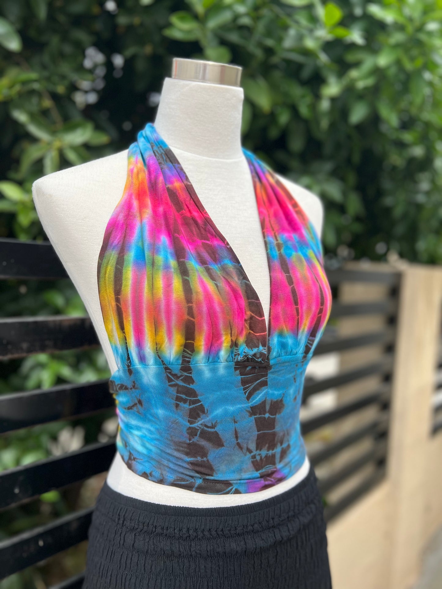 Tie dye halter top