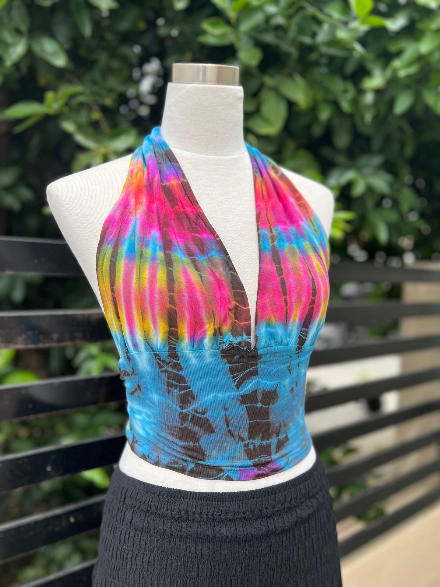 Tie dye halter top