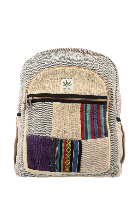 Large hemp backpack